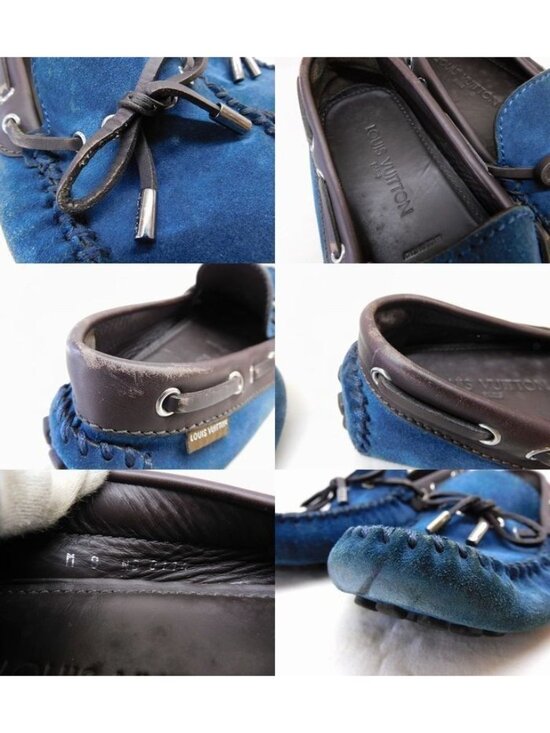 Louis Vuitton 8 Suede Leather Driving Shoes Loafers Moccasins main image 7